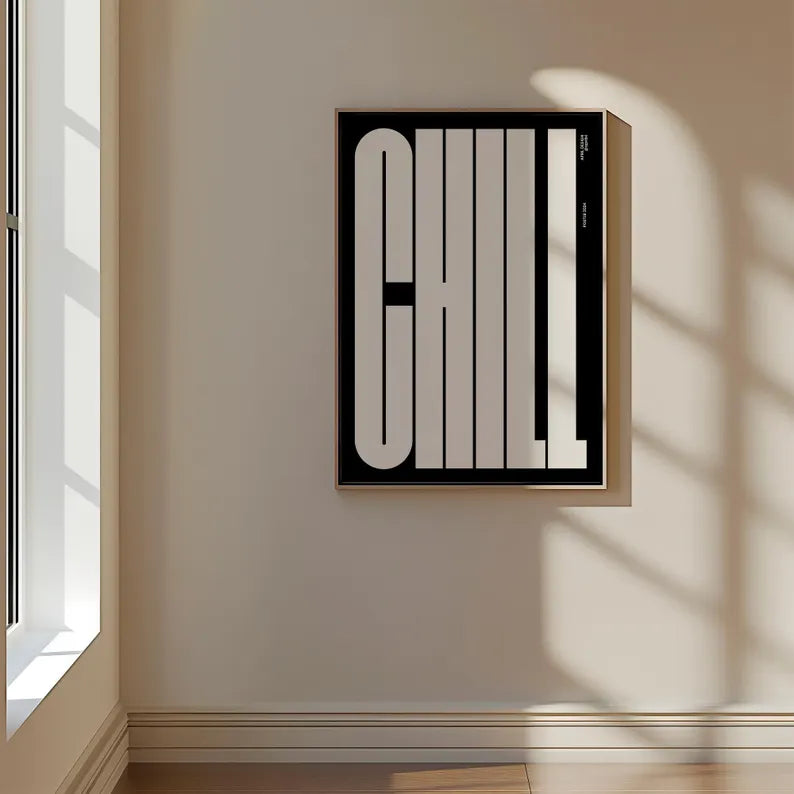 Tipografía y Motivación Chill