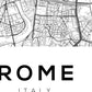 Cuadro Decorativo Maps Rome.
