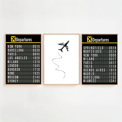 Set x3 Cuadros Tu casa como Pinterest VI