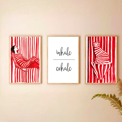 Set x3 Cuadros Tu casa como Pinterest III