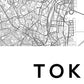 Cuadro Decorativo Maps Tokio