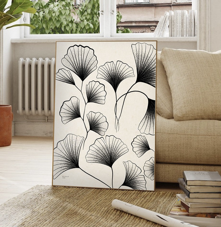 Cuadro Decorativo Botanico by Beluulet Marco Natural