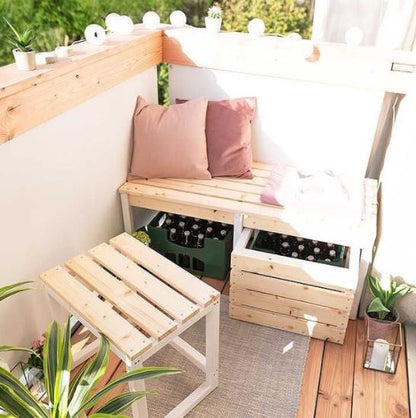 Juego de Bancos Balcony - Tree House Deco