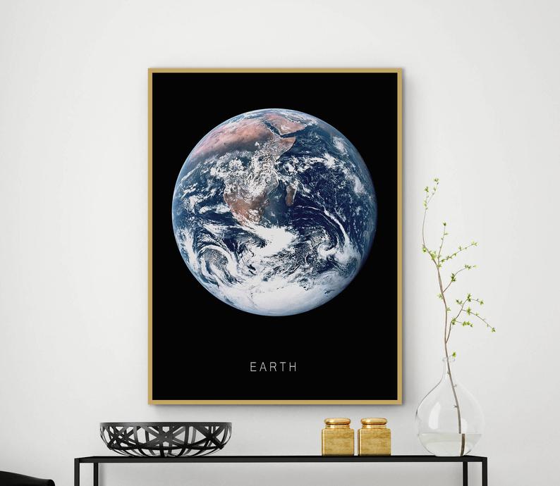 Cuadro Decorativo Planeta Tierra