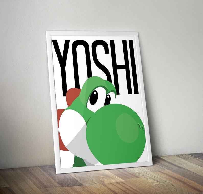 Cuadro Decorativo Infantil , Yoshi