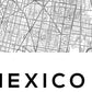 Cuadro Decorativo Maps , Mexico City