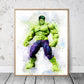 Cuadro Decorativo Infantil , Hulk Animado