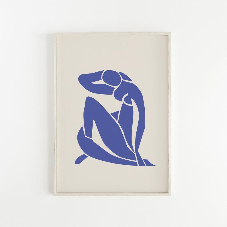 Cuadro Decorativo de Matisse - Nu bleu I - Tree House Deco