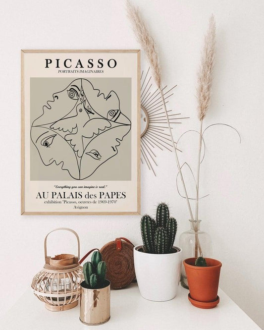 Cuadro Decorativo de Picasso - Au Palais des Papes