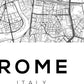 Cuadro Decorativo Maps , Rome